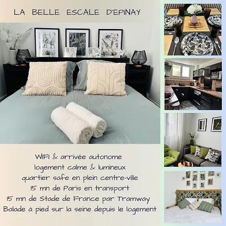 Apartment La Belle Escale D'epinay Aux Portes De Paris Epinay-sur-Seine